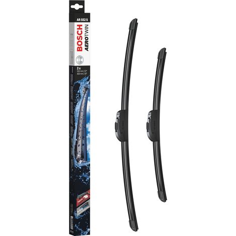 Bosch Balais d'essuie-glace plats AVANT Aerotwin AR552S L=550/400mm - 1 paire