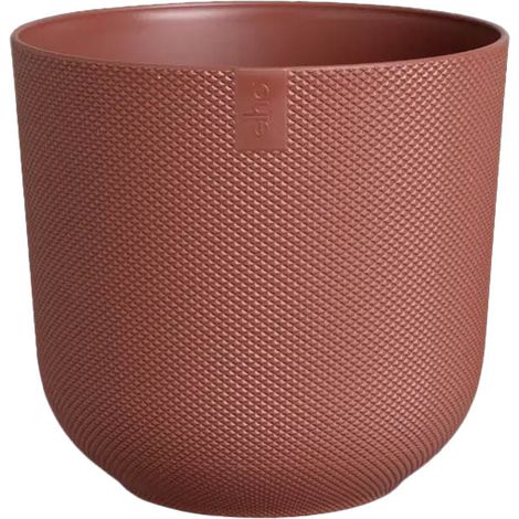 Vaso Elho Rosso Plastica Rotondo (1/5)