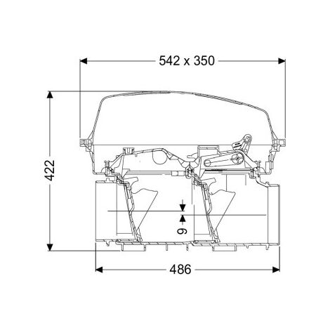 Obturateur anti-refoulement KESSEL Staufix SWA - sans raccord, apparent, 73000.10