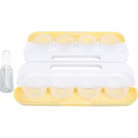 8-in-1-Teigtaschenformer, benutzerfreundlich, für gleichmäßig geformte Teigtaschen, inklusive Sprühflasche, für Zuhause (Gold) (1/4)