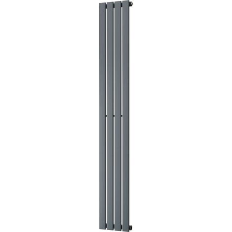 Typhoon - Anthracite Vertical Radiator H1800mm x W272mm Single Panel (1/3)