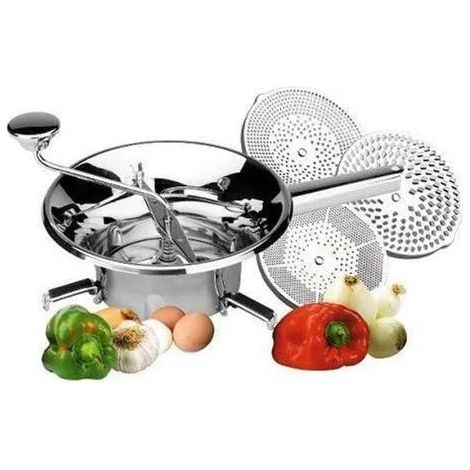 Robot de cocina Lacor molino de verduras acero inoxidable 24 cm