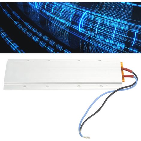 Isolierte PTC-Heizplatte, Aluminiumgehäuse, 170 x 62 x 6 mm, 220 V Wechselstrom, 170 °C (1/5)