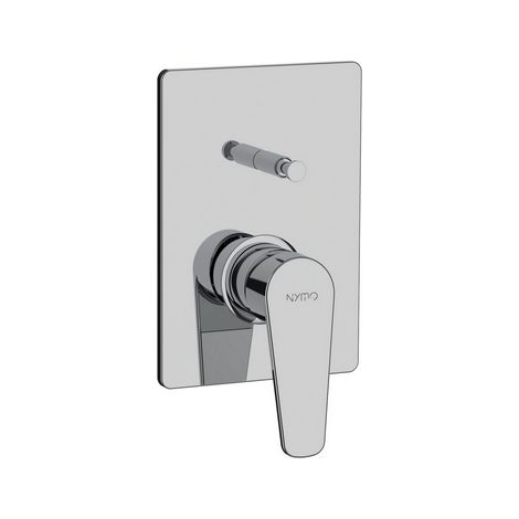 MISCELATORE MONOCOMANDO DOCCIA C/INCASSO E DEVIATORE SERIE SMERALDO- Cromo- NYMO- pezzi 1