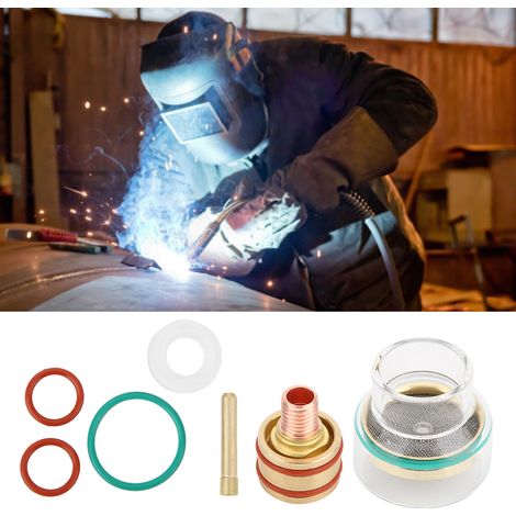 Kit de soudage TIG TFM53NCN, torche TIG, buse en verre pour torche de soudage, pince pour WP9 WP203,2 mm (1/5)