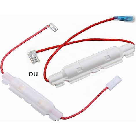 5KV 0.8A High Voltage Fuse for Microwave Ovens Fuse Holder Universal Microwave Oven Replacement Parts Accessories White, 98mm/3.8in (1/5)