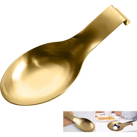 Repose-Cuillère - Acier Inoxydable 304 - Pour Comptoir Cuisine et Plaque De Cuisinière - 1 Pièce (1/5)