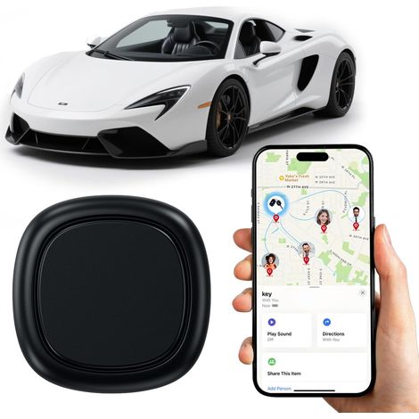 Localizador GPS para vehículos. Compatible con la etiqueta de localización aérea Find My Car. Cobertura mundial. Dispositivo localizador de coche oculto. Sin cuotas mensuales ni suscripción. (1/5)