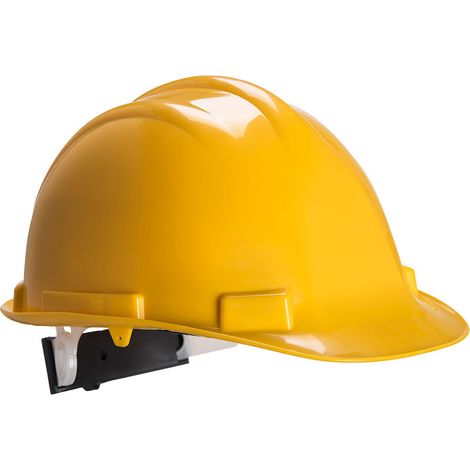 Casque de sécurité Expertbase à crémaillère couleur : Jaune taille  - PORTWEST