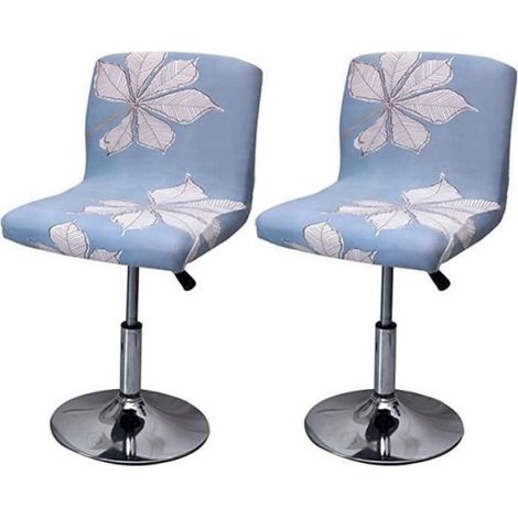 Housse de Tabouret de Bar Extensible ANNEFLY 2PC Housse de Chaise Haute Imprimée Protecteur de Siège Chaise de Salle à Manger 19 (1/2)