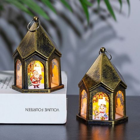 Veilleuses, décorations de Noël, cadeaux lumineux pour enfants, décorations pour sapin de Noël, décorations de bureau (1/2)
