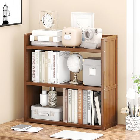 3-Tier Bamboo Desktop Bookshelf (1/3)