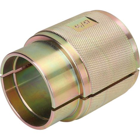 Outil de Pilote de Joint D'huile de Fourche, Conception Fendue en Acier au Carbone Robuste pour Fourches Avant de Moto, adapté à les Niveaux de Compétence (46/47mm). (1/5)