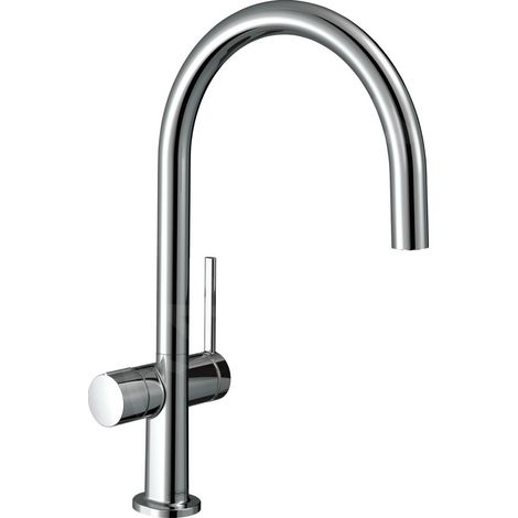 Mitigeur de lavabo 220 Talis M54, vanne d'arrêt pour appareil, jet unique, chromé (1/5)