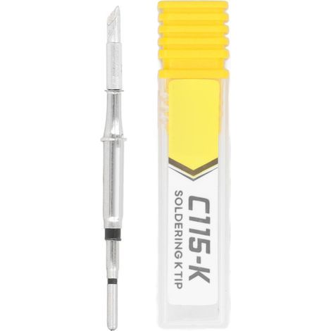 Universal copper soldering iron tip, internal heating replacement for JBC115 Station, Knife Type C115 K (1/5)