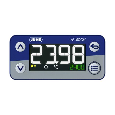 Termostato jumo 701080/0-01-23-30/000 USB alimentazione 76x36 mm