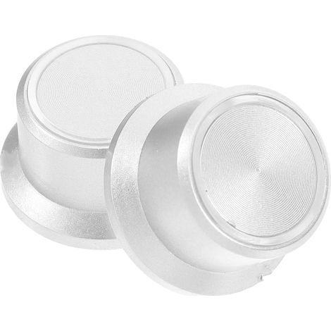Bouton de Commande Rotatif en Plastique 2pcs pour Potentiomètre Arbre 6mm, Contrôle de Volume Résistant aux Rayures, Adapté pour Équipement Électronique et Mixeur Audio (1/5)