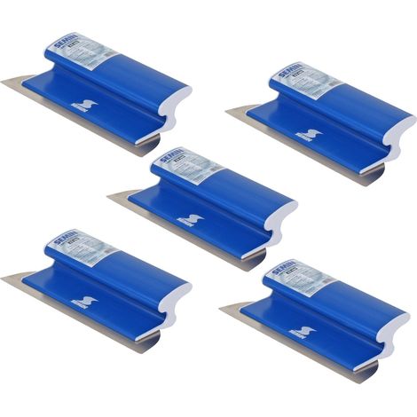 Semin – Lot de 5 lames inoxydables CE 78 – 25 cm – Pour lissage et finition des enduits – Résistantes à l'abrasion (1/4)
