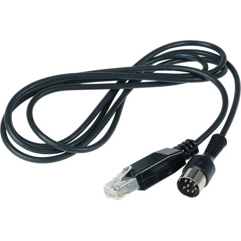 LexCom Home Cordon RJ45 - TV IEC 9,52 mâle, 3m, Noir (VDIR643003) (1/2)