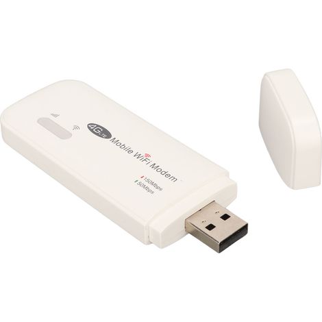 Routeur LTE sans fil 150Mbps, modem 4G WiFi avec emplacement carte SIM, plug and play, jusqu'à 10 utilisateurs, pour tablette, ordinateur portable et téléphone (1/5)