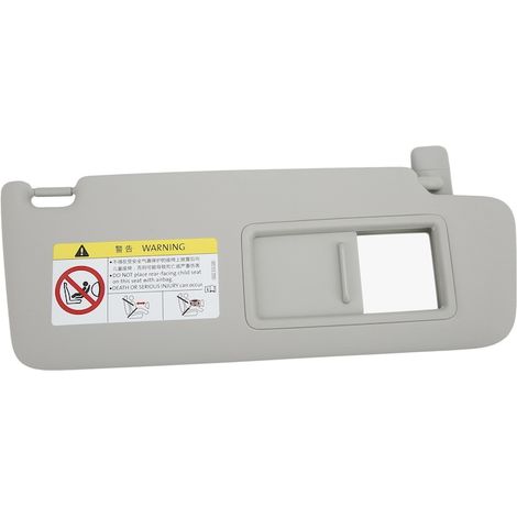 Pare-soleil de voiture compatible modèles MK7 2014-2017, ABS, gris clair, protection solaire pour pare-brise (1/5)