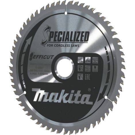 Makita E-08903 Kreissägeblatt 216 x 30 x 2 mm Zähneanzahl: 60 1 St. (1/2)