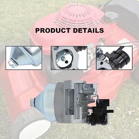 Carburateur pour GCV160, Kit de Mise au Point pour Honda GCV160A GCV160LA GCV160LE Moteur HRB216 HRR216 HRS216 HRT216 HRZ216 Tondeuse à Gazon Remplacement 16100-Z0L-023 (1/3)