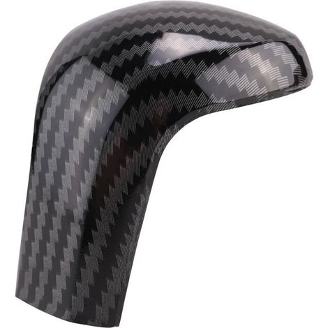 Garniture de pommeau de levier de vitesse automatique en fibre de carbone sport pour les modèles Camry et Avalon 2018-2020.