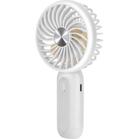 Ventilateur Portable - LINQ - Blanc - Silencieux - 3 Vitesses - Autonomie 3h (1/5)