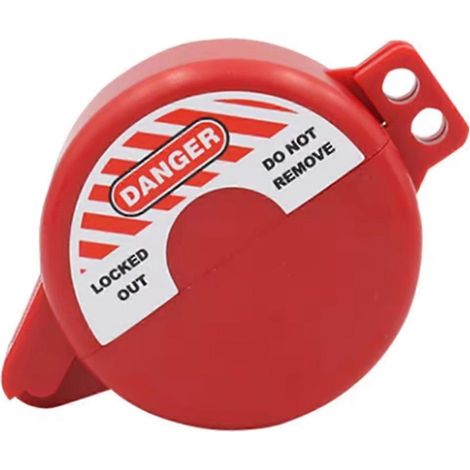 Cadenas rouge pour réservoir de bouteille de gaz, verrou de sécurité, vanne de verrouillage, cadenas ABS pour robinet extérieur, compatible avec les robinets de jardin, les immeubles de bureaux et les (1/4)