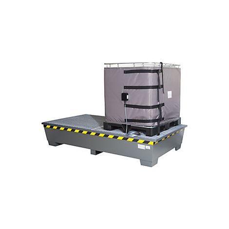 Forro calefactor digital para IBC PRO  IBC de 1000 l  2000 W  (1/5)