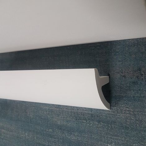 Eckleiste NMC IL1 ARSTYL Noel Marquet Zierleiste Stuckleiste für Indirekte Beleuchtung Modernes Design weiß 2 m (1/5)