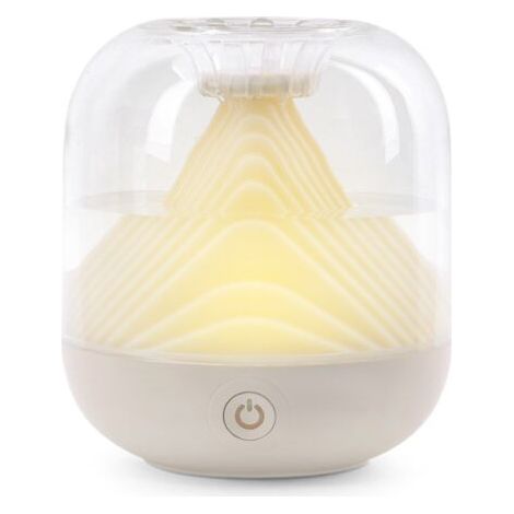 Humidificateur - 300 ml - Batterie Lithium 1800 mAh Rechargeable - Lumière Nuit Chaude Réglable - Usage Intérieur Maison Bureau - 1 Pièce (1/4)