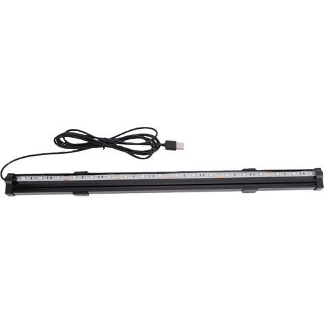 Aquarium LED Light Bubble Wall USB Multi Couleur Changeante Submersible Fish Tank pour Décor 47cm / 18.5in: 4W, Convient aux Aquariums ≤500mm (1/5)