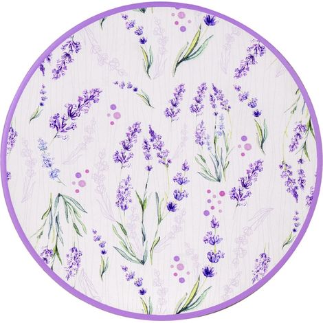 Sottopentola in Ceramica Lavanda - Complemento Decorativo per la Tavola - Regalo Originale ed Elegante per ogni Occasione