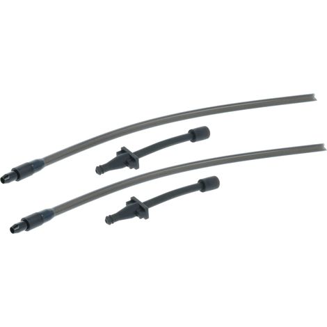 vhbw 2x Milk Hose Set compatible with Siemens TI909701HC/01, TI907F01DE/03 Coffee Machine - 2x milk adapter, 2x milk tube