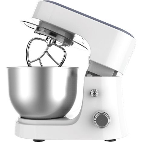 Machine De Cuisine Premium Avec Affichage Électronique Batteur Multifonction Avec Bol En Acier Inoxydable De 4l 600 W 6 Vitesses Inclus Fouet, Batteur (1/5)
