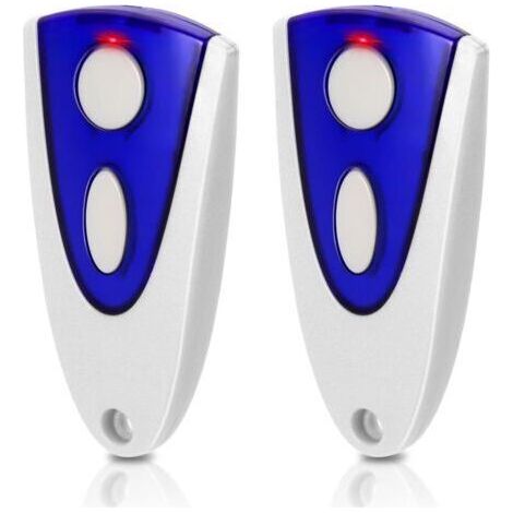 434,92MHz Telecommande Portail,Lot de 2 Telecommande Porte de Garage Compatible avec Novotron,Télécommande Novotron 502 MAX43-2 512 MIX43-2, 2 Canali,blu (1/5)