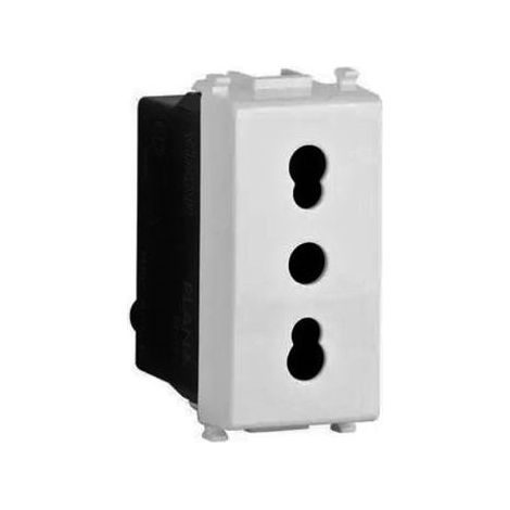 SERIE VIMAR PLANA COMPATIBILE Interruttore Deviatore Presa Schuko USB Dimmer T2 PRESA BIVALENTE TOT618B T2 (1/2)