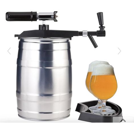 Profi Tap mit CO2 Automatik für 5 Liter Partyfass Bierfass Zapfanlage (1/3)