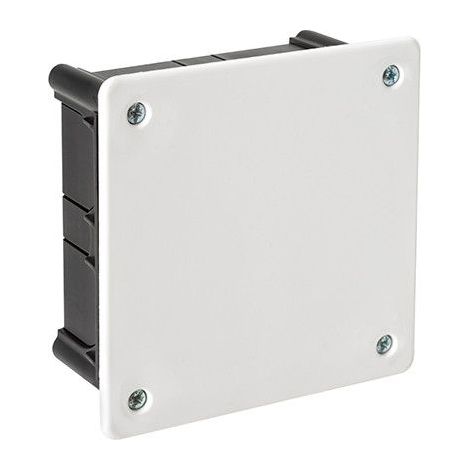 Boîte de dérivation à sceller avec cache en plastique blanc - Dimensions boite et couvercles - Boîtier de dérivation 108x108x50mm
