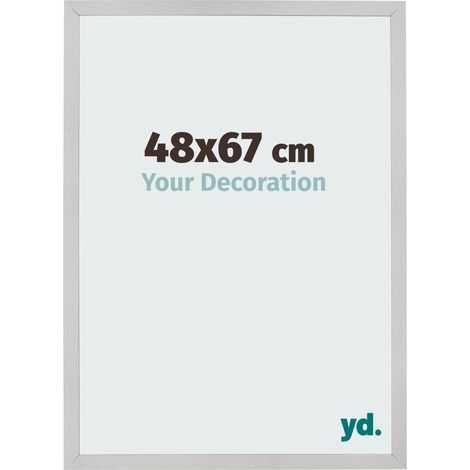 yd. - Cadre photo 48x67 - Acier Inoxydable - MDF - Bologna (1/5)