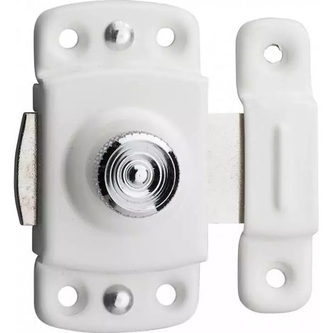 THIRARD - Verrou pour porte d'ameublement, 30mm, blanc - THIRARD (1/2)