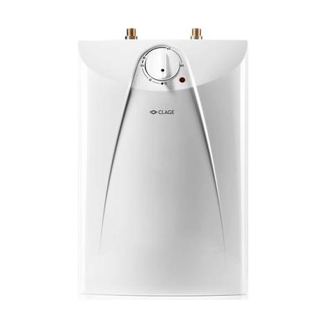 Clage – Chauffe-eau sous évier sans pression 5L – Cuve polypropylène – Réglage température jusqu'à 85°C – Protection anti-gel (1/4)