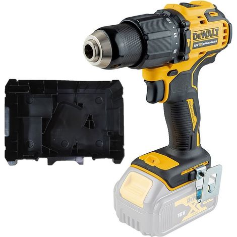Dewalt DCD709N 18v XR Brushless Compact Combi Hammer Drill Bare + Tstak Inlay (1/5)