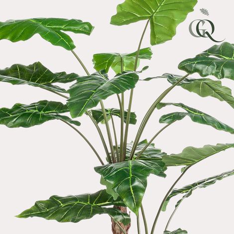 Alocasia Artificielle Oreille d'Éléphant Plante Verte Décoration Intérieure 180 cm - PANGIVO (1/5)