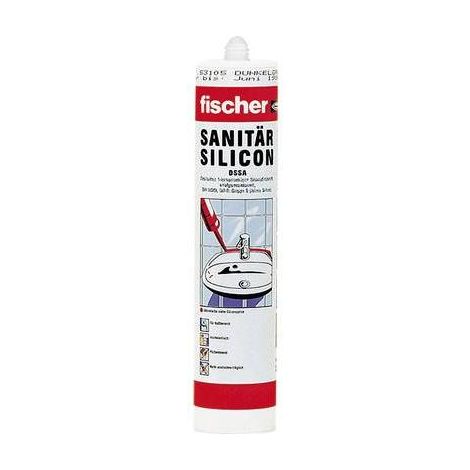 Silicone sanitario fischer DSSA bianco 310 ml