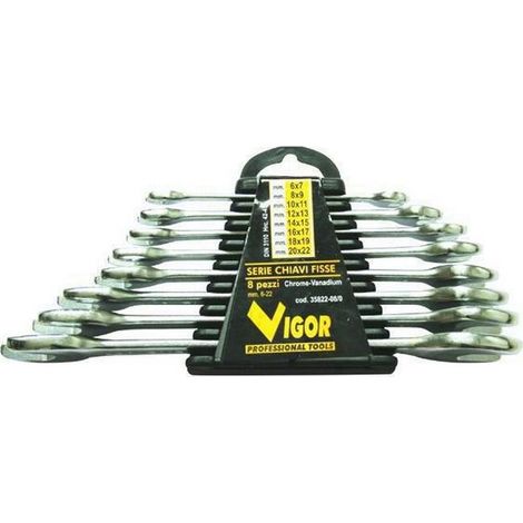 Serie Chiavi Fisse Vigor Crv-Din3110 Pezzi 8