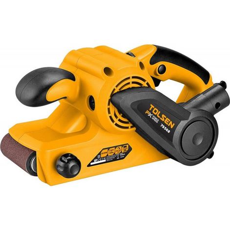 TOLSEN 810W Bandschleifer, 200-380 m/min, 533 x 76 mm, ergonomisches Design, CE/GS (1/2)