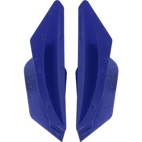 Ailerons aérodynamiques pour moto, ailerons de spoiler universels, accessoire de modification bleu (1/5)
